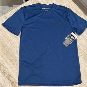 🆕 NWT Realtree Sun Protection Swimwear Men's Blue Shirt UPF 50+ size S
